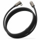 Juodas USB-C - USB-C PD240W 200cm laidas "Ringke USB 3.2 Gen 2X2 90 Degree"