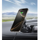 Juodas automobilinis magnetinis telefono laikiklis su 15W belaidžiu krovimu "Tech-Protect MM15W-V4 Dash & Vent"