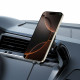 Juodas automobilinis magnetinis telefono laikiklis su 15W belaidžiu krovimu "Tech-Protect MM15W-V5 Stable Vent"