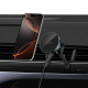 Juodas automobilinis magnetinis telefono laikiklis su 15W belaidžiu krovimu "Tech-Protect MM15W-V5 Stable Vent"