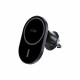 Juodas automobilinis magnetinis telefono laikiklis su 15W belaidžiu krovimu "Tech-Protect MM15W-V6 Dash & Vent"