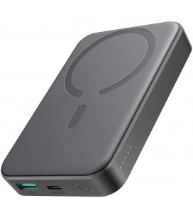 Juoda išorinė baterija - PowerBank 20W 10000mAh USB-A + USB-C MagSafe "Joyroom JR-W020"