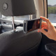 Juodas automobilinis telefono / planšetės laikiklis "Wozinsky Car Headrest Holder WTHBK2"