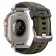 Žalia apyrankė Apple Watch 6 / 7 / 8 / 9 / 10 / SE / Ultra 1 / 2 ( 44 / 45 / 46 / 49 mm) laikrodžiui "Spigen Durapro Armor"
