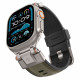 Žalia apyrankė Apple Watch 8 / 9 / 10 / 11 / SE / ULTRA (44 / 45 / 46 / 49 MM) laikrodžiui "Spigen Durapro Armor"