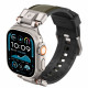 Žalia apyrankė Apple Watch 8 / 9 / 10 / 11 / SE / ULTRA (44 / 45 / 46 / 49 MM) laikrodžiui "Spigen Durapro Armor"
