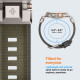 Žalia apyrankė Apple Watch 8 / 9 / 10 / 11 / SE / ULTRA (44 / 45 / 46 / 49 MM) laikrodžiui "Spigen Durapro Armor"