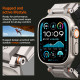 Žalia apyrankė Apple Watch 8 / 9 / 10 / 11 / SE / ULTRA (44 / 45 / 46 / 49 MM) laikrodžiui "Spigen Durapro Armor"