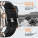 Žalia apyrankė Apple Watch 8 / 9 / 10 / 11 / SE / ULTRA (44 / 45 / 46 / 49 MM) laikrodžiui "Spigen Durapro Armor"