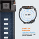 Mėlyna apyrankė Apple Watch 8 / 9 / 10 / 11 / SE / ULTRA (44 / 45 / 46 / 49 MM) laikrodžiui "Spigen Durapro Armor"