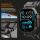 Mėlyna apyrankė Apple Watch 8 / 9 / 10 / 11 / SE / ULTRA (44 / 45 / 46 / 49 MM) laikrodžiui "Spigen Durapro Armor"
