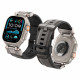 Pilka apyrankė Apple Watch 8 / 9 / 10 / 11 / SE / ULTRA (44 / 45 / 46 / 49 MM) laikrodžiui "Spigen Durapro Armor"