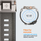 Pilka apyrankė Apple Watch 8 / 9 / 10 / 11 / SE / ULTRA (44 / 45 / 46 / 49 MM) laikrodžiui "Spigen Durapro Armor"