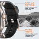 Pilka apyrankė Apple Watch 8 / 9 / 10 / 11 / SE / ULTRA (44 / 45 / 46 / 49 MM) laikrodžiui "Spigen Durapro Armor"