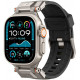 Pilka apyrankė Apple Watch 6 / 7 / 8 / 9 / 10 / SE / Ultra 1 / 2 ( 44 / 45 / 46 / 49 mm) laikrodžiui "Spigen Durapro Armor"