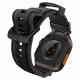 Juoda apyrankė Apple Watch 6 / 7 / 8 / 9 / 10 / SE / Ultra 1 / 2 ( 44 / 45 / 46 / 49 mm) laikrodžiui "Spigen Durapro Armor"