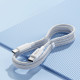 Baltas USB-C - USB-C PD100W 5A 200cm laidas "Rock Cable R6"