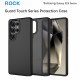 Matinis juodas dėklas Samsung Galaxy S25 Ultra telefonui "Rock Guard Touch"