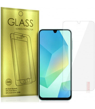 Apsauginis grūdintas stiklas Samsung Galaxy A16 4G / 5G telefonui "Tempered Glass GOLD"