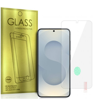 Apsauginis grūdintas stiklas Samsung Galaxy S24 / S25 telefonui "Tempered Glass GOLD"