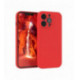 Raudonas dėklas Apple iPhone 16E / 17E telefonui "Liquid Silicone 1.5mm"