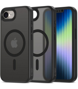 Matinis juodas dėklas Apple iPhone 16E / 17E telefonui "Tech-Protect Magmat Magsafe"