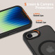 Matinis juodas dėklas Apple iPhone 16E / 17E telefonui "Tech-Protect Magmat Magsafe"