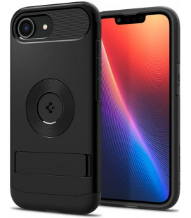 Juodas dėklas Apple iPhone 16E / 17E telefonui "Spigen Slim Armor MAG Magsafe"