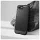 Matinis juodas dėklas Apple iPhone 16E / 17E telefonui "Spigen Rugged Armor Mag Magsafe"