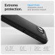 Matinis juodas dėklas Apple iPhone 16E / 17E telefonui "Spigen Rugged Armor Mag Magsafe"