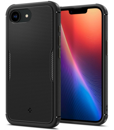 Matinis juodas dėklas Apple iPhone 16E / 17E telefonui "Spigen Core Armor Mag Magsafe"