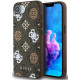 Rudas dėklas Apple iPhone 16E / 17E telefonui "Guess PU 4G Peony MagSafe Case"