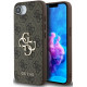 Rudas dėklas Apple iPhone 16E / 17E telefonui "Guess PU 4G Metal Logo Case"