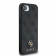 Pilkas dėklas Apple iPhone 16E / 17E telefonui "Guess PU 4G Small Metal Logo MagSafe Case"