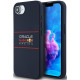 Mėlynas dėklas Apple iPhone 16E / 17E telefonui "Red Bull Silicone Horizontal Logo MagSafe"