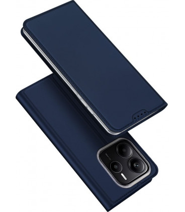Mėlynas atverčiamas dėklas Xiaomi Redmi Note 14 5G telefonui "Dux Ducis Skin Pro"