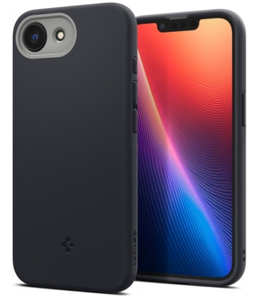 Juodas dėklas Apple iPhone 16E / 17E telefonui "Spigen Nano Pop MAG Magsafe"