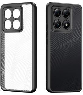 Juodas / skaidrus dėklas Xiaomi 14T Pro telefonui "Dux Ducis Aimo"