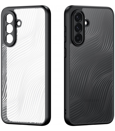 Juodas / skaidrus dėklas Samsung Galaxy A36 5G / A56 5G telefonui "Dux Ducis Aimo"