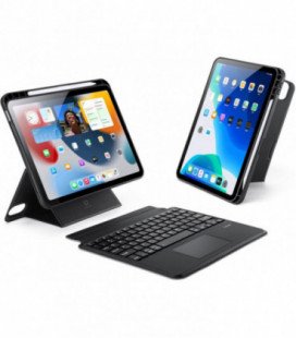 Dėklas su klaviatūra Dux Ducis DK Apple iPad Air 12.9 2024/iPad Pro 12.9 2018/2020/2021/2022 juodas