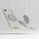 Pilkas dėklas Apple iPhone 16E / 17E telefonui "Ringke Silicone Magnetic Magsafe"