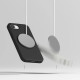 Juodas dėklas Apple iPhone 16E / 17E telefonui "Ringke Silicone Magnetic Magsafe"