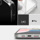 Skaidrus dėklas Apple iPhone 16E / 17E telefonui "Ringke Fusion"