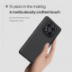 Juodas dėklas Xiaomi Redmi Note 14 Pro Plus 5G telefonui "Nillkin Super Frosted"