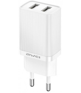 Baltas 10W 2xUSB-A pakrovėjas "Awei C15-EU"