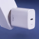 Baltas QC PD 30W 1xUSB-C pakrovėjas "Maxlife MXTC-10-30C"