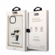 Skaidrus dėklas Apple iPhone 13 telefonui "Karl Lagerfeld IML Glitter Karl and Choupette NFT Case"