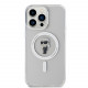 Skaidrus dėklas Apple iPhone 15 Pro Max telefonui "Karl Lagerfeld IML Ikonik MagSafe Case"