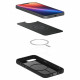 Matinis juodas dėklas Apple iPhone 16E / 17E telefonui "Spigen Liquid Air MAG Magsafe"