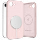 Rožinis dėklas Apple iPhone 16E / 17E telefonui "Tech-Protect Liquid Silicone Magsafe"